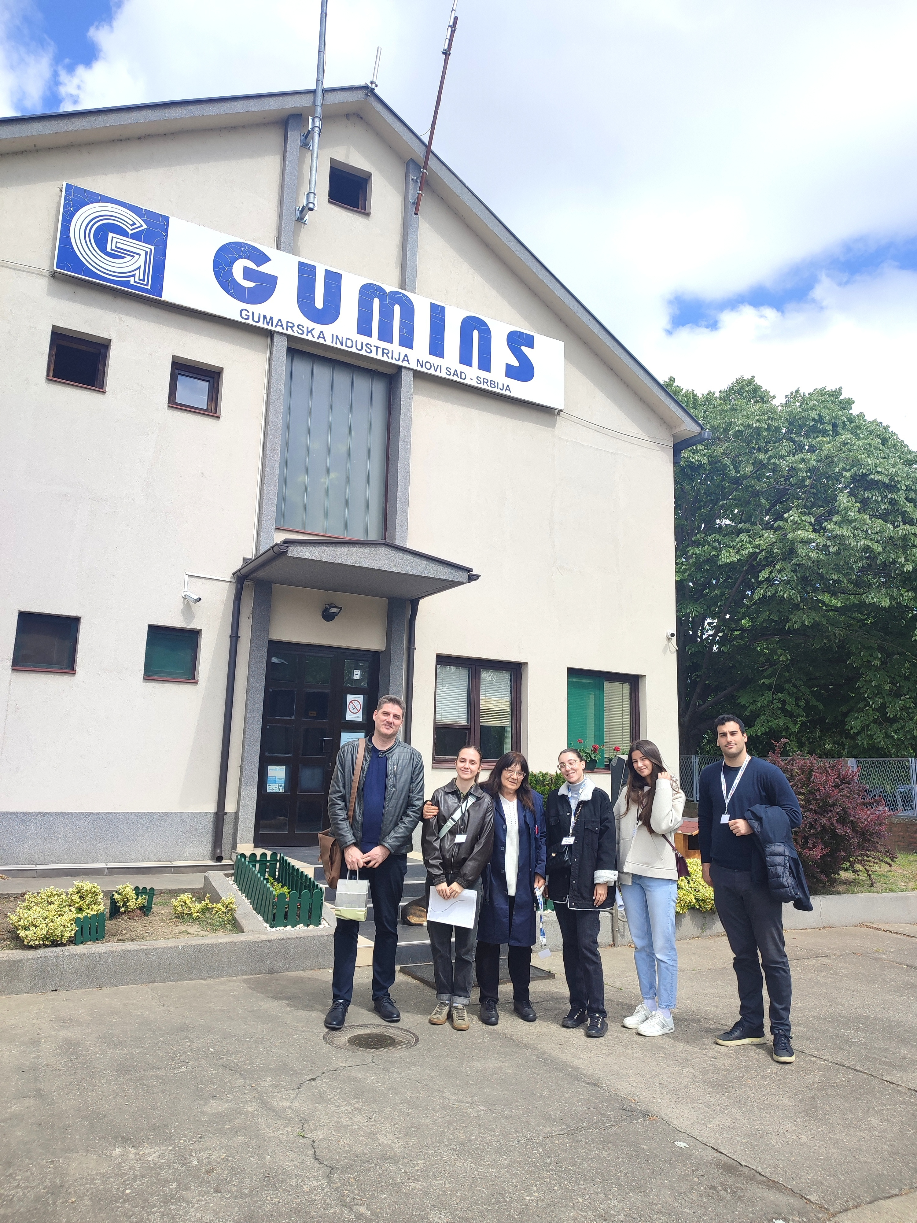 Студенти Инжењерства материјала у посети фабрици „Гуминс“